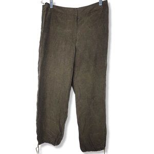 Jacqueline Riu Brown Cargo Pant Capris